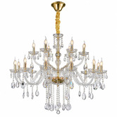 Vencha Bromley Crystal 18-Light Chandelier
