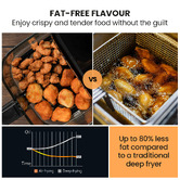 Mytopia Black 6.5L Air Fryer
