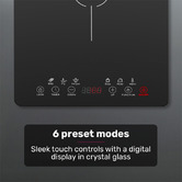 Mytopia Crystal Glass Portable Induction Cooktop