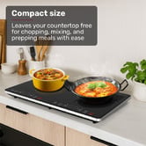 Mytopia Crystal Glass 2 Zone Portable Induction Cooktop