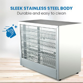 Mytopia Stainless Steel Food Warmer Display