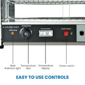 Mytopia Stainless Steel Food Warmer Display