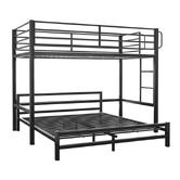 Mytopia Kingston Single Over Double Iron Bunk Bed
