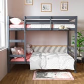 Mytopia Kingston Single Pine Wood Convertible Bunk Bed