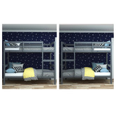 Mytopia Kingston Single Pine Wood Convertible Bunk Bed