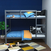 Mytopia Kingston Single Pine Wood Convertible Bunk Bed