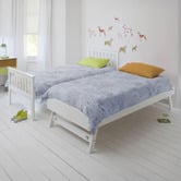Mytopia Kingston Single Pine Wood Bed with Trundle