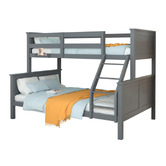 Mytopia Kingston II Single Over Double Pine Wood Convertible Bunk Bed
