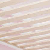 Mytopia Kingston Single Pine Wood Loft Bed with Curtain