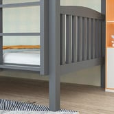 Mytopia Kingston I Single Pine Wood Convertible Bunk Bed