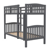 Mytopia Kingston I Single Pine Wood Convertible Bunk Bed