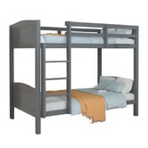 Mytopia Kingston III Single Pine Wood Convertible Bunk Bed