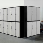 Mytopia Black 6 Door Steel Gym Locker