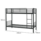 Mytopia Kingston King Single Convertible Bunk Bed