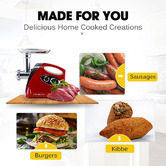 Mytopia EuroChef Stainless Steel Electric Meat Grinder