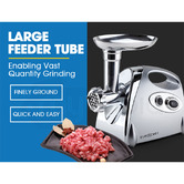 Mytopia EuroChef Stainless Steel Electric Meat Grinder