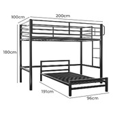 Mytopia Kingston Single Bunk Bed