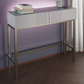 Frank Olsen Intelligent Furniture Iona Console Table with Smart LED &amp; Wireless Charger