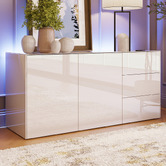 Frank Olsen Intelligent Furniture Intel Sideboard with Smart LED &amp; Wireless Charger