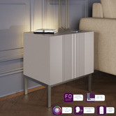 Frank Olsen Intelligent Furniture Iona Lamp Table with Smart LED &amp; Wireless Charger