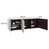 Frank Olsen Intelligent Furniture Intel TV Cabinet with Smart LED &amp; Wireless Charger