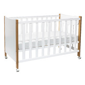 Sweet Pea Sweet Pea Lucas Pine Wood Compact Cot with Mattress