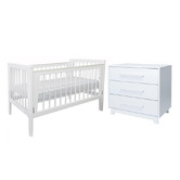 Sweet Pea Sweet Pea 3 Piece Emma Chest of Drawers, Cot &amp; Mattress Set