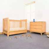 Sweet Pea Sweet Pea 3 Piece Ollie Chest of Drawers, Cot, &amp; Mattress Set