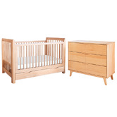 Sweet Pea Sweet Pea 3 Piece Ollie Chest of Drawers, Cot, &amp; Mattress Set