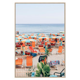 Sandhaven Studio Orange Oasis Printed Wall Art