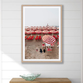 Sandhaven Studio Seaside Stripes Printed Wall Art