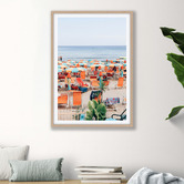 Sandhaven Studio Orange Oasis Printed Wall Art
