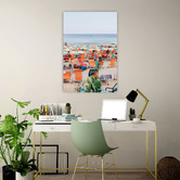 Sandhaven Studio Orange Oasis Printed Wall Art