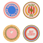 Hottie 4 Piece Sunnie Coaster Set