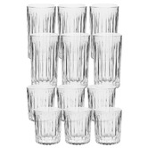 Hottie 12 Piece Jonnie Linear 300ml Glass Set