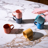 Hottie 6 Piece Ellie 250ml Stoneware Mug Set