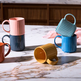 Hottie 6 Piece Ellie 250ml Stoneware Mug Set