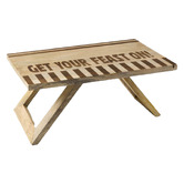 Hottie Buddie Get Your Feast On Mango Wood Picnic Table