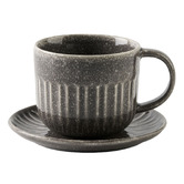 Hottie Laurie 300ml Stoneware Teacups &amp; Saucers