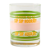 Hottie 4 Piece Sunnie 400ml Glass Tumbler Set