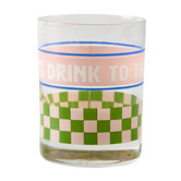 Hottie 4 Piece Sunnie 400ml Glass Tumbler Set