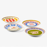 Hottie 4 Piece Sunnie 20cm Stoneware Side Plate Set