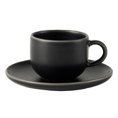 Hottie Mikkie 100ml Stoneware Espresso Cups &amp; Saucers
