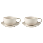 Hottie Mikkie 200ml Stoneware Teacups &amp; Saucers