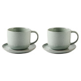 Hottie Bobbie 300ml Stoneware Teacups &amp; Saucers