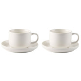 Hottie Brodie 200ml Fine Bone China Teacups &amp; Saucers