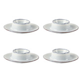 Hottie Bobbie Stoneware Egg Cup Plates