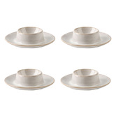 Hottie Bobbie Stoneware Egg Cup Plates