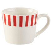 Hottie Red &amp; White Winnie 250ml Porcelain Mugs