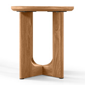 Nordic Street Anselm Oak Wood Side Table